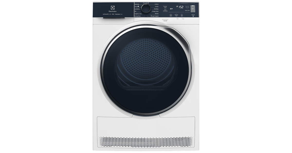 8kg UltimateCare 700 heat pump dryer - EDH803Q7WB | Electrolux Singapore