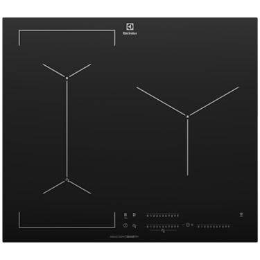 60cm UltimateTaste 700 built-in induction hob with 3 cooking zones